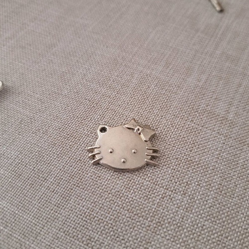 Necklace motifs like new, set of 6 silver