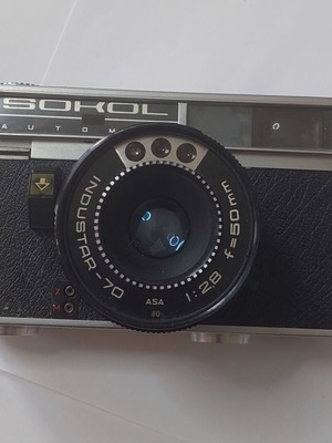 Sokol camera with Industar 70 lens used