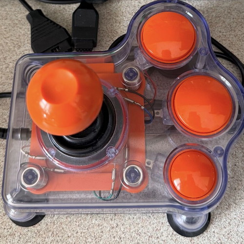 Quick Joy Big Foot 9pin joystick used for Amiga Amstrad Atari Commodore