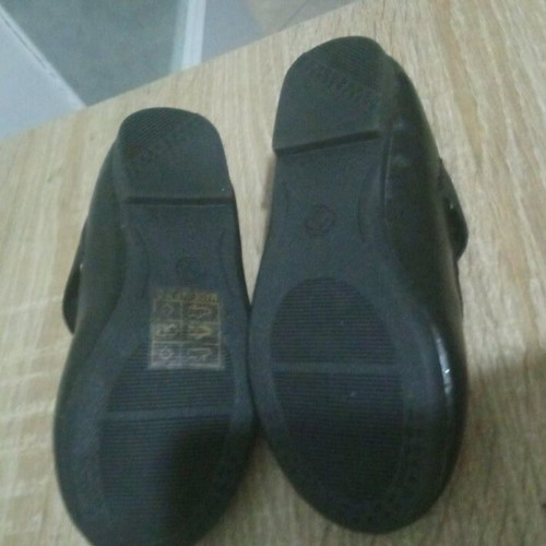 Black ballerina shoes with soft glitter size 23 like new