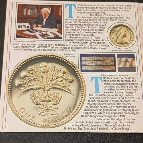 United Kingdom 1984 coin set uncirculated, new