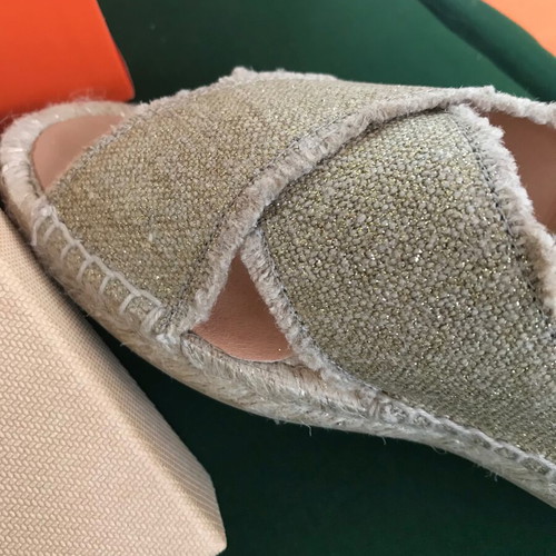 Castaner espadrilles new, size 41, gold Palmera oro claro