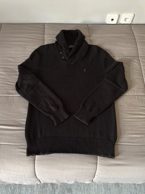 Ralph Lauren black turtleneck sweater size M used, good condition