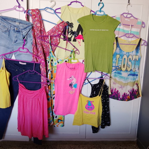 Clothes pack size S, 14 pieces, multicolor, Zara