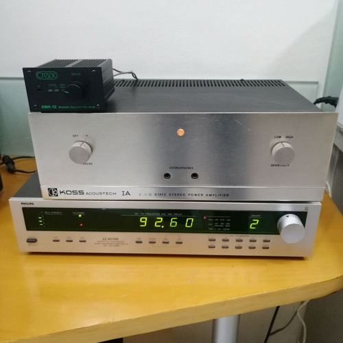 KOSS Acoustech 1A power amplifier like new, American, 2x40 watts