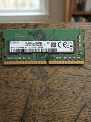 Samsung DDR4 3200MHz 16GB SODIMM Laptop RAM μεταχειρισμένη
