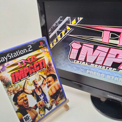 TNA Impact! Playstation 2 PS2 used, complete and functional