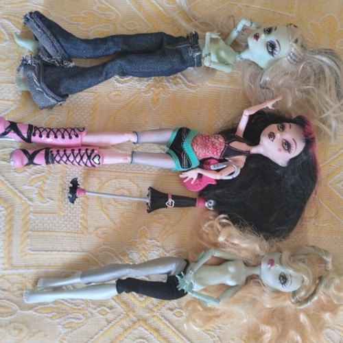 Barbie, Monster High, Winx collection with 85+ dolls, vehicles, furniture & accessories