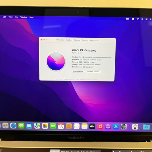 MacBook Pro 13” 2016 Touch Bar laptop
