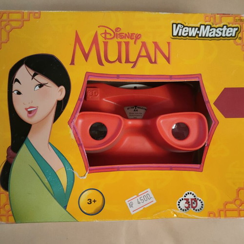 View Master Mulan Disney 1998 new, sealed box with 3 reels