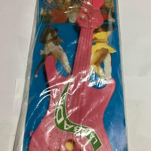 Megaplast large Greek guitar from the 1980s with Lambada theme new