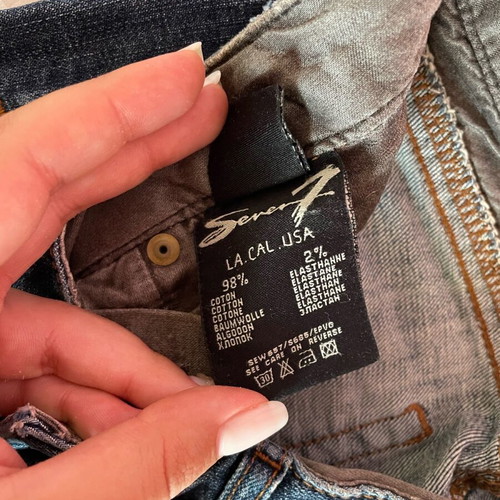 Jeans Capri Seven used, blue