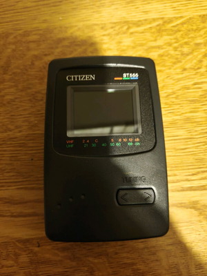 Mini TV Citizen ST555 used, no channel play due to digia