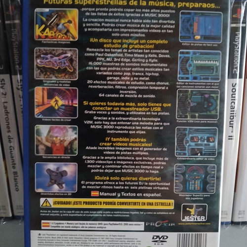Music 3000 PS2 game