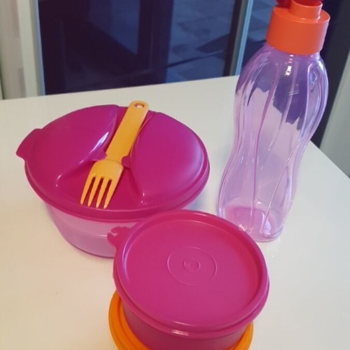 Tupperware set of 4 pieces new, airtight and watertight