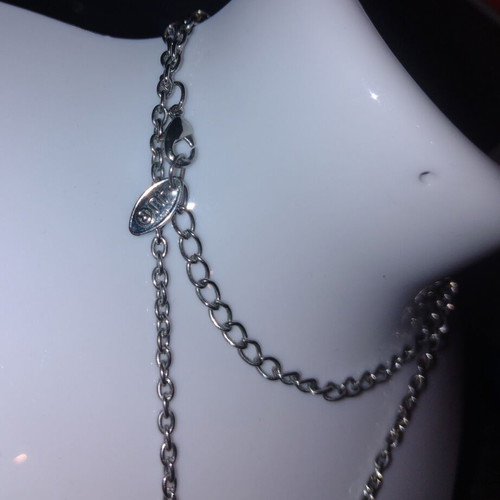 Dalila fashion necklace used, colorful, metal