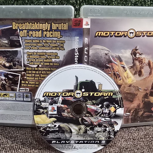 MotorStorm PlayStation 3 game like new, no manual