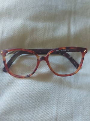 Vintage Optical Frame Tortoiseshell Brown Purple like new, size 50