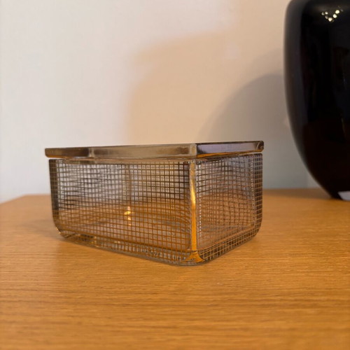 Crystal decorative box used from 1960 with lid