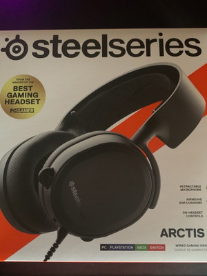 SteelSeries Arctis 3 2019 Edition Over Ear Gaming Headset ολοκαίνουριο με σύνδεση 2x3.5mm