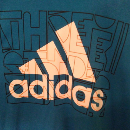 Adidas men's summer t-shirt XL like new, white and blue