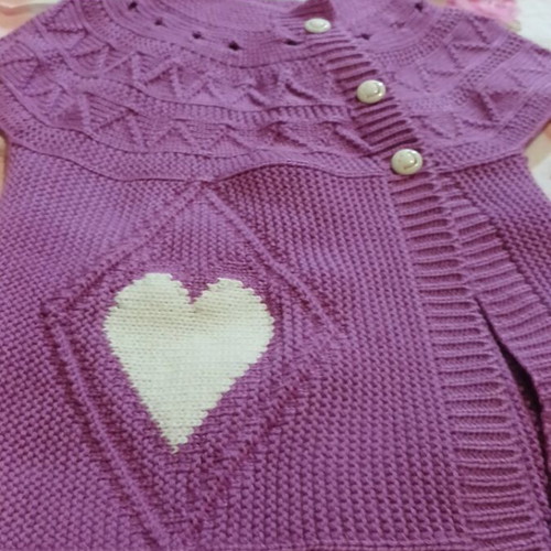 Children's vest used, for girl