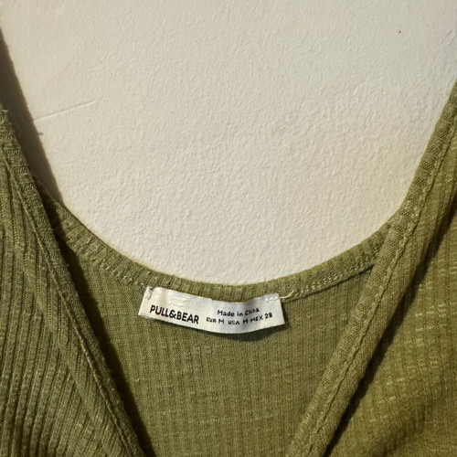 Short Khaki Dress like new from Pull&Bear