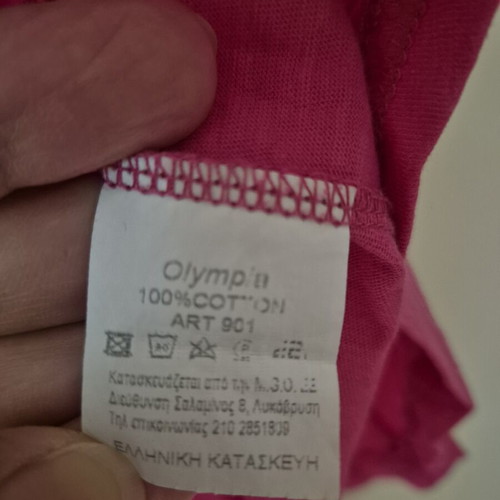 Cotton blouse fuchsia like new, size XXL