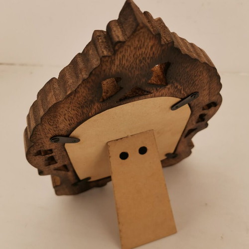 Wooden photo frame from 1960s