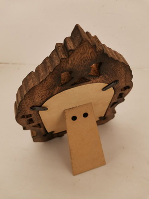 Wooden photo frame from 1960s