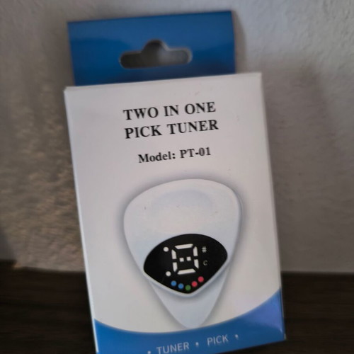 Electronic guitar pick tuner PT-01 new