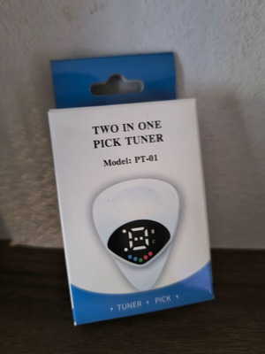 Electronic guitar pick tuner PT-01 new