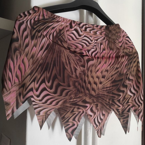 Children's tiger print skirt like new, pink and brown, one size