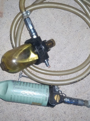 Nile Air Nippers MR 30A hand air cutter used