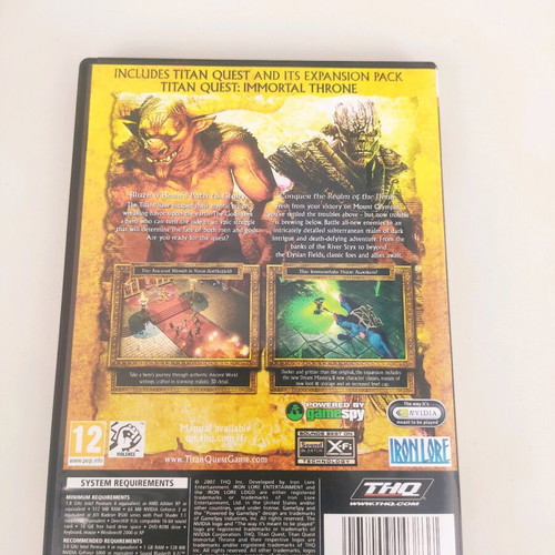 Titan Quest Gold Edition PC Game like new