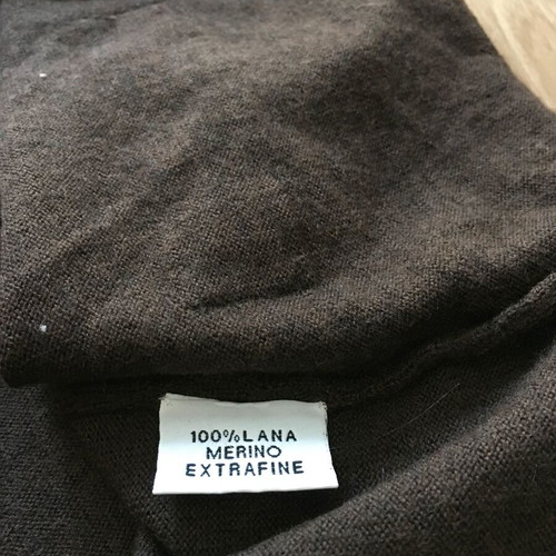 Francesca Mercuriali 100% merino vest M like new, brown