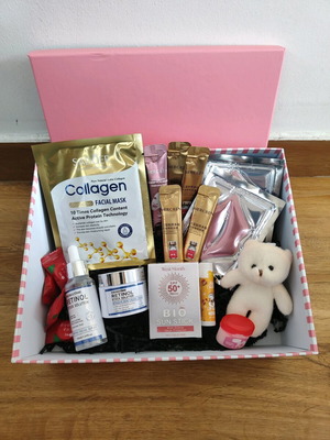 Πακέτο skin care καινούργιο, 17 τεμαχίων με μάσκες και serum