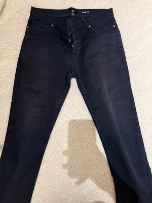 Men's H&M denim pants like new, blue black size M