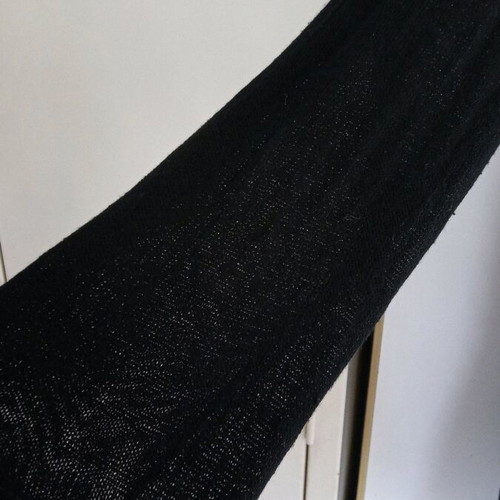 Black knit dress with lace front, like new, sizes M-L