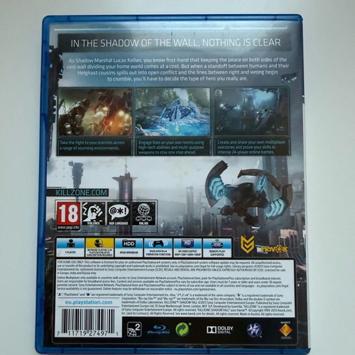 Killzone Shadow Fall PS4 like new