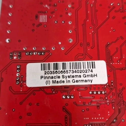 Pinnacle TV, radio and video card used