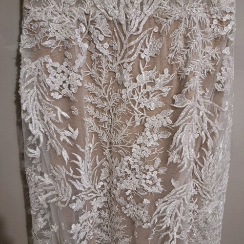 Vera Paul wedding dress like new, white, handmade from Kolonaki