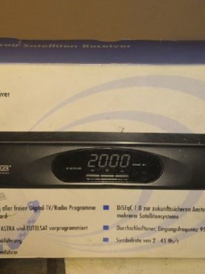 Δορυφορικός δέκτης SCHWAIGER SSR 2000 καινούργιος στο κουτί του