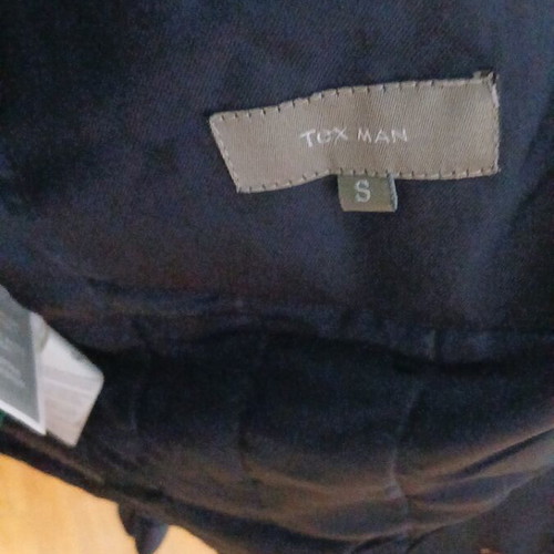 Men's jacket with hood like new, blue, size S