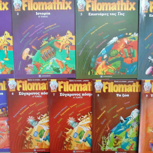 9 Filomathix children's knowledge magazines new