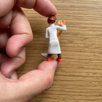 Фигура Kinder Surprise Ratatouille Alfredo Linguini 2007 като нова