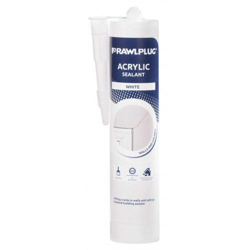 Rawlplug R-SL Acrylic Sealant new, paintable, strong crack sealing