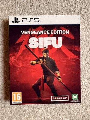 Sifu Vengeance Edition PS5 game with steelbook and art book