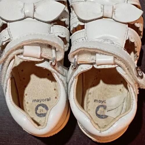 Children's shoes used, 2 pairs size 21 Mayoral and Geox