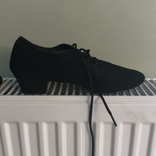 Latin dance shoes size 38 black like new
